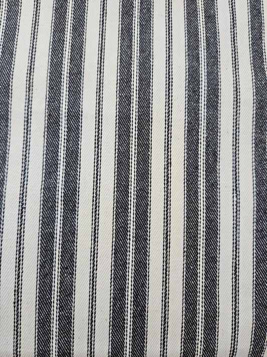 17051 John Black Stripe-1 1/4" HR : 90" wide