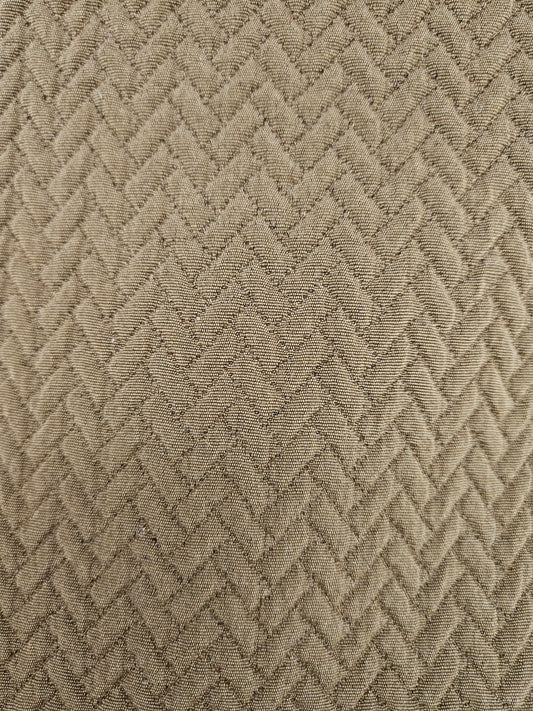 16755 Quilted Herringbone Mocha-54"