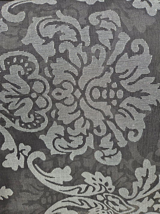 15434 Black/White Damask Sh