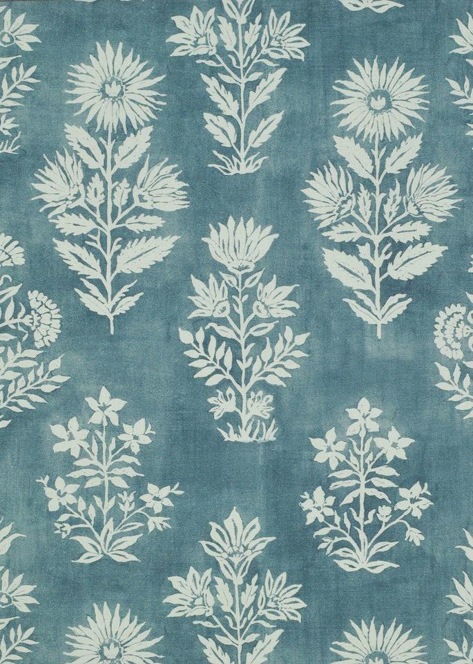 18603 FLORAL BATIK - BLUE CLAY