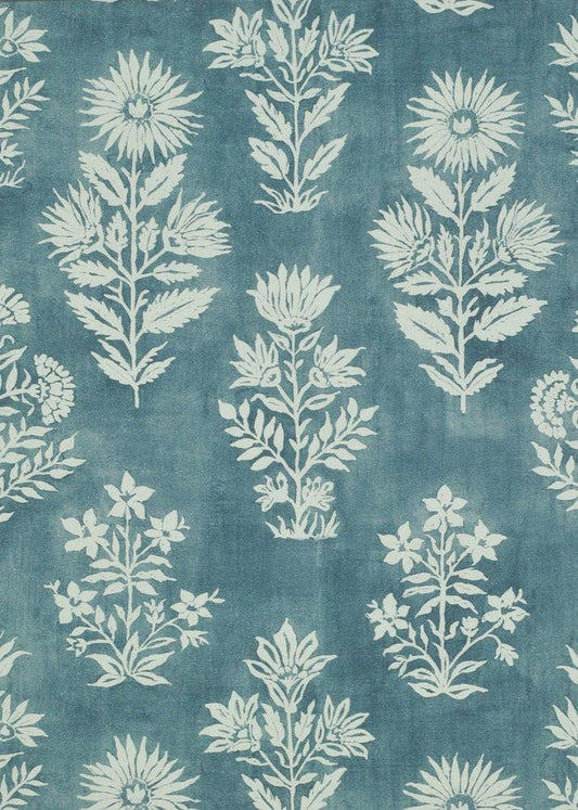 18603 FLORAL BATIK - BLUE CLAY