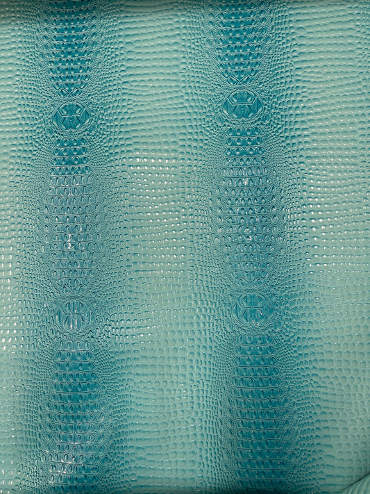 17123 Crocodile Turquoise-54"